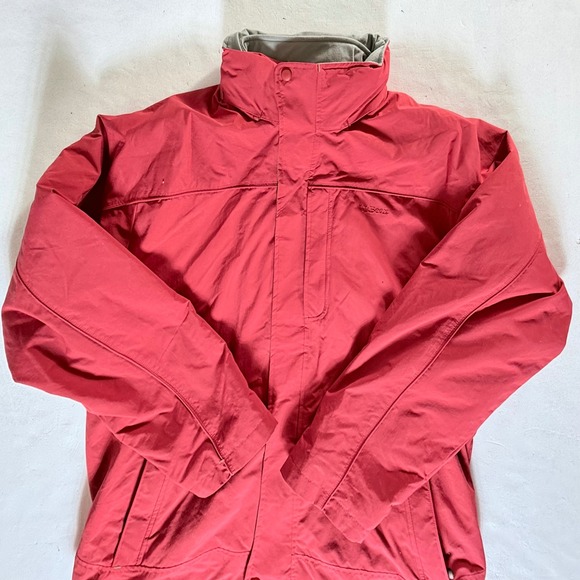 LL Bean 3 in 1 Fleece Lined Winter Jacket Men's XL Insulated Warm Outdoor Red - Picture 2 of 9